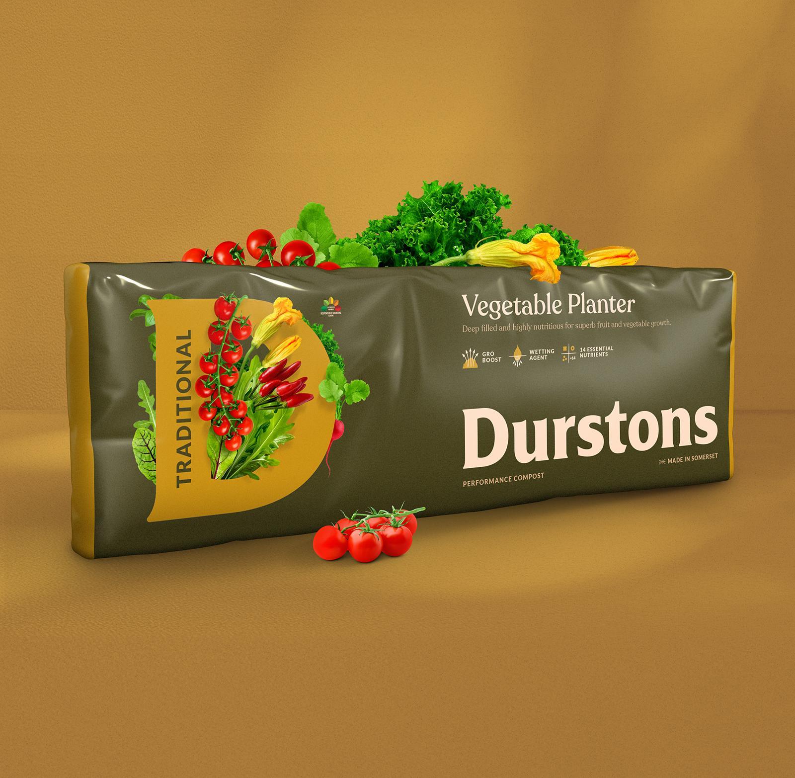 Durstons Traditional Vegetable Planter compost bag